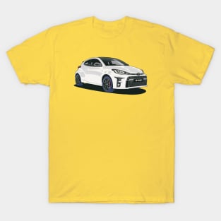 2020 GR Yaris in Glacier White. T-Shirt